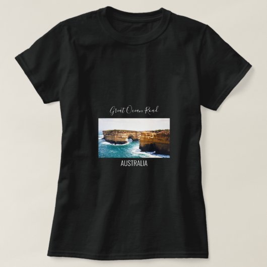 Great Ocean Road Victoria Australia T-shirt (Design voorkant)