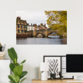 Great Ouse in St Ives Cambridgeshire UK Poster (Thuiskantoor)