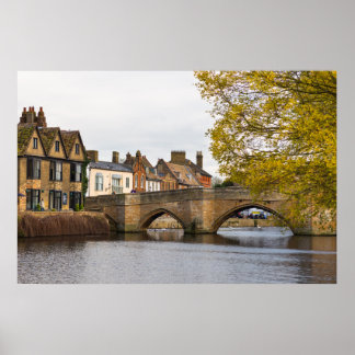 Great Ouse in St Ives Cambridgeshire UK Poster
