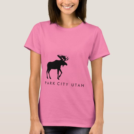 Great PARK CITY Moose Shirt - aangepaste Shirt kle (Voorkant)