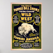 Great Pawnee Bill 1903 -  Wilde West Poster (Voorkant)