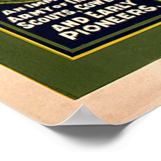 Great Pawnee Bill 1903 -  Wilde West Poster (Hoek)