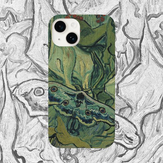 Great Peacock Moth by Vincent van Gogh Case-Mate iPhone Case