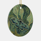 Great Peacock Moth by Vincent van Gogh Keramisch Ornament (Rechts)