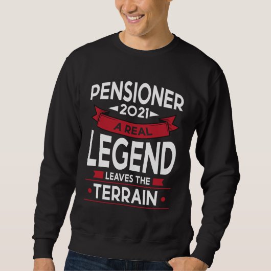 Great Pensioneer 2021  Pension Retirement Retiree Trui (Voorkant)