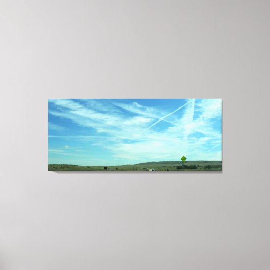 Great Plains Road, Colorado Canvas Afdruk (Voorkant)