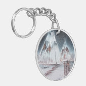 Great Plains Tipi Sleutelhanger (Voorkant Links)