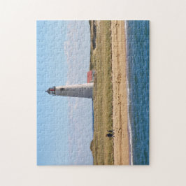 Great Point Lighthouse Nantucket MA Jigzaag Puzzle Legpuzzel