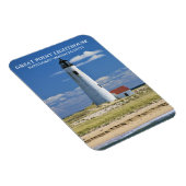 Great Point Lighthouse Nantucket MA Magnet Magneet (Rechterzijde)