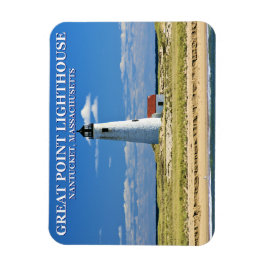 Great Point Lighthouse Nantucket MA Magnet Magneet