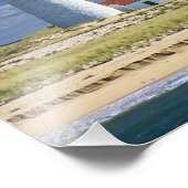 Great Point Lighthouse Nantucket MA Photo Print Foto Afdruk (Hoek)