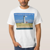 Great Point Lighthouse, Nantucket MA T-Shirt (Voorkant)