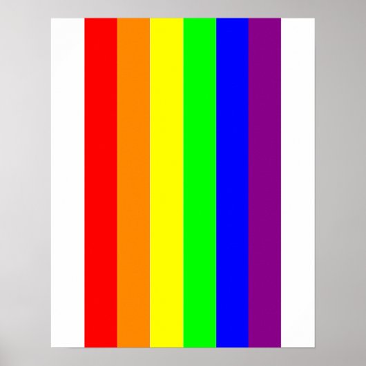 Great Pride Rainbow Fine Art-Poster Poster (Voorkant)