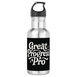 Great Progress Pro" Motivational Water Bottle  Waterfles