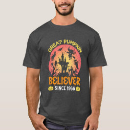 GREAT PUMPKIN BELIEVER SINCE  1966 T-SHIRT
