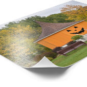 Great Pumpkin Gazebo, Newport, Vermont Foto Afdruk (Hoek)