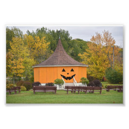 Great Pumpkin Gazebo, Newport, Vermont Foto Afdruk