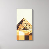 Great Pyramid of Giza Canvas Afdruk (Voorkant)