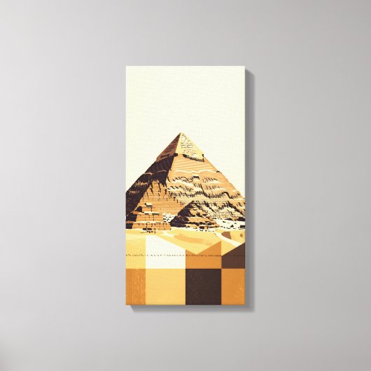 Great Pyramid of Giza Canvas Afdruk (Voorkant)