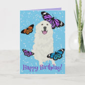  Great Pyreneeën-vlinderkaart Kaart (Voorkant)