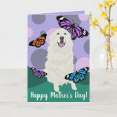  Great Pyreneeën-vlinderkaart Kaart (Gele Bloem)