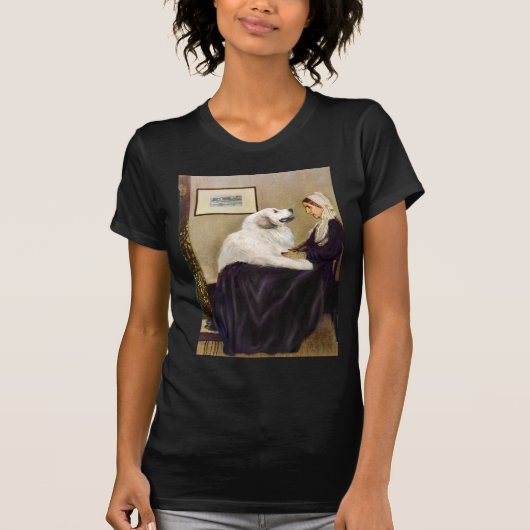 Great Pyrenees 2 - Moeder van Whistler T-shirt (Voorkant)