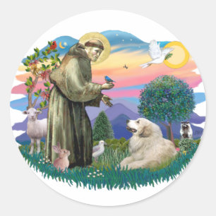 Great Pyrenees (#2) Ronde Sticker