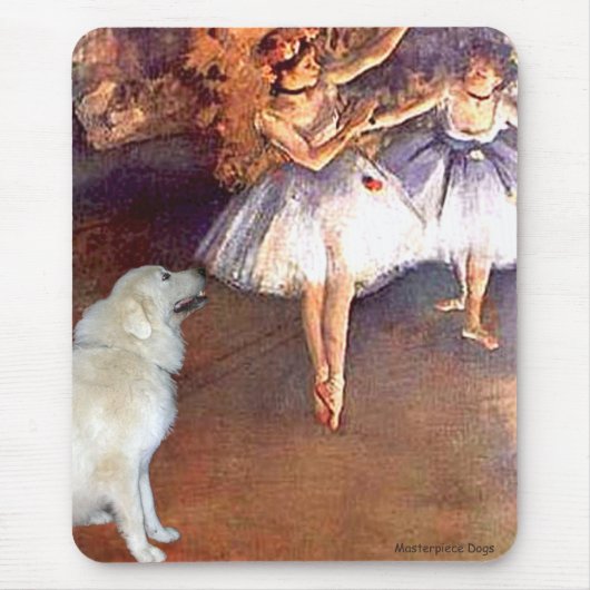 Great Pyrenees 6 - Twee dansers Muismat (Voorkant)