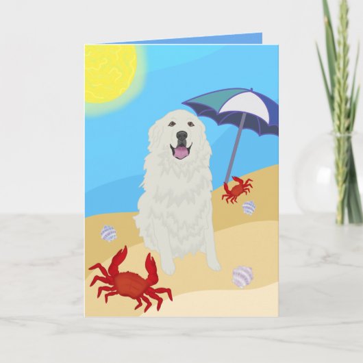 Great Pyrenees Beach Kaart (Voorkant)