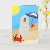 Great Pyrenees Beach Kaart (Gele Bloem)