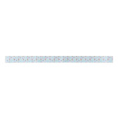 Great Pyrenees Birthday Satin Ribbon in Blue Satijnen Lint (Voorkant)