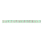 Great Pyrenees Birthday Satin Ribbon in Green Satijnen Lint (Voorkant)