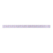 Great Pyrenees Birthday Satin Ribbon in Purple Satijnen Lint (Voorkant)