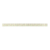 Great Pyrenees Birthday Satin Ribbon in Yellow Satijnen Lint (Voorkant)
