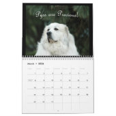 Great Pyrenees Calendar Kalender (Mar 2026)