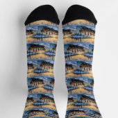 Great Pyrenees Christmas Boat Holiday Sokken (Top)