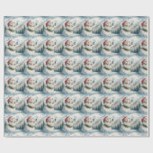 Great Pyrenees Christmas Wrapping Paper Cadeaupapier (Vlak)