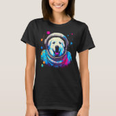 Great Pyrenees Dog  Astronaut T-shirt (Voorkant)