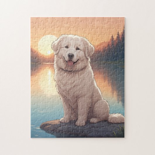 Great Pyrenees dog Legpuzzel (Verticaal)