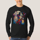 Great Pyrenees Dog Musician T-shirt (Voorkant)