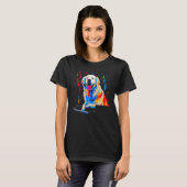 Great Pyrenees Dog Piano T-shirt (Voorkant volledig)