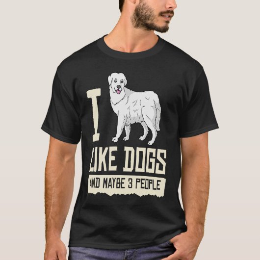 Great Pyrenees Dog Puppies Owner Lover T-shirt (Voorkant)