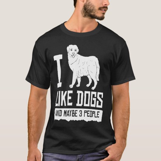 Great Pyrenees Dog Puppies Owner T-shirt (Voorkant)