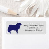 Great Pyrenees Dog Return-adreslabel Etiket (Insitu)