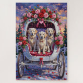Great Pyrenees Dog Valentine's Day Legpuzzel (Verticaal)