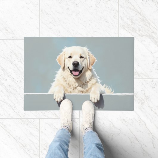 Great Pyrenees Doormat Art Deurmat (Binnen)