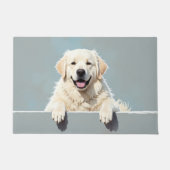 Great Pyrenees Doormat Art Deurmat (Voorkant)