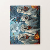 Great Pyrenees Halloween Spoken Legpuzzel (Verticaal)