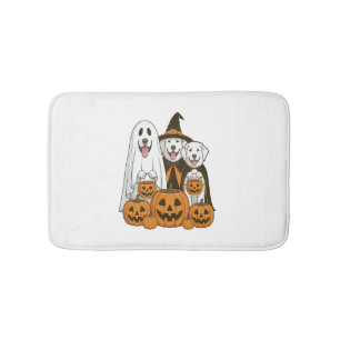 Great Pyrenees hond Geest Heks Halloween Matching Badmat