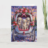 Great Pyrenees Hond Valentijnsdag Kaart (Voorkant)